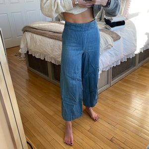 Free People Wide Leg Jeans